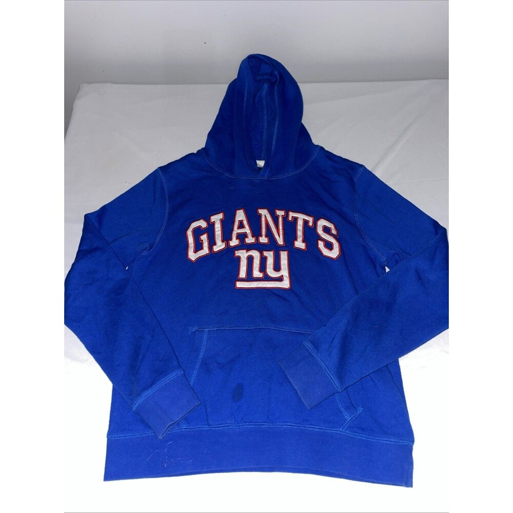 New York Giants Hoodie Mens M Womens NY NFL Football Blue Pullover Sweatshirt